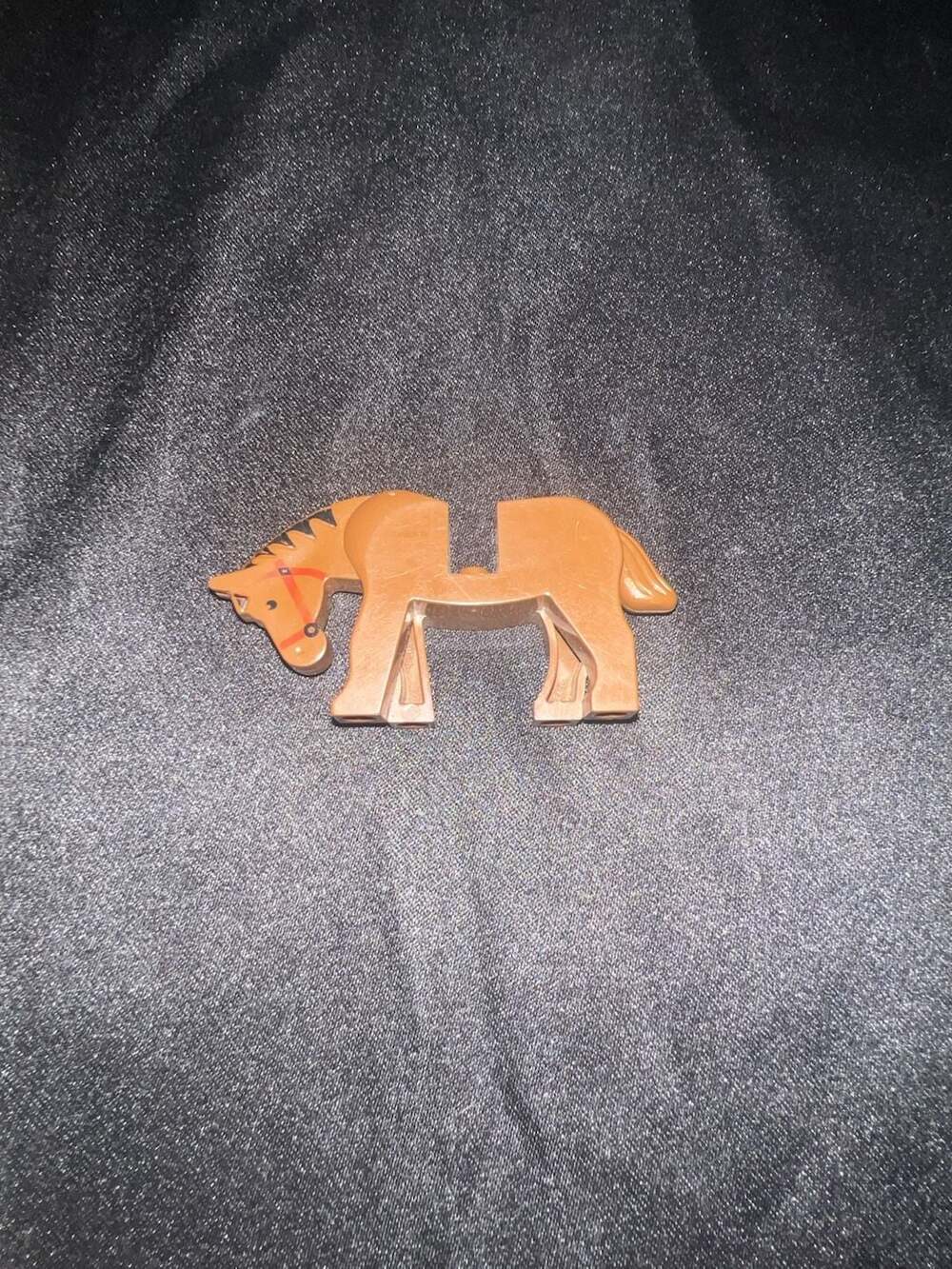 Vintage 90s LEGO Brown Horse Minifig Western Wild West Animal Castle Pre-owned - Picture 2 of 7